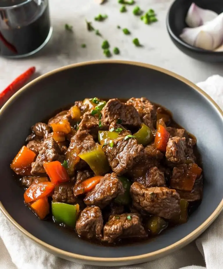 Crockpot Pepper Steak Recipe