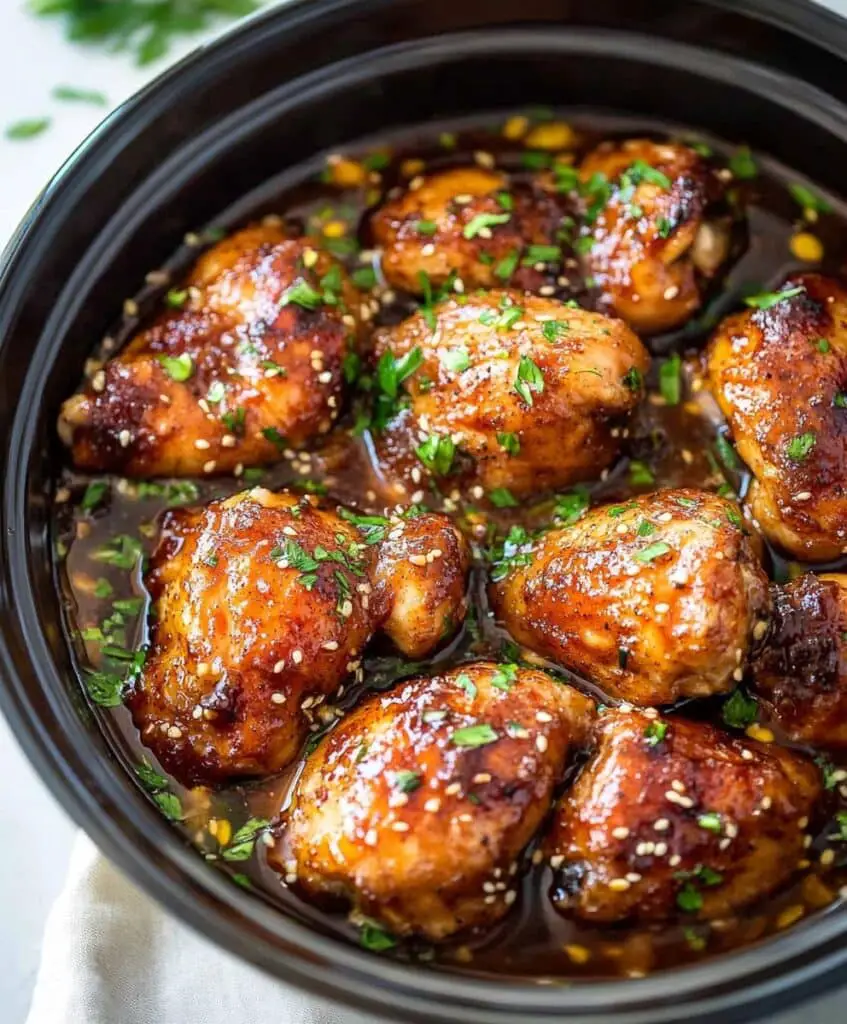 Slow Cooker Brown Sugar Garlic Chicken Recipe