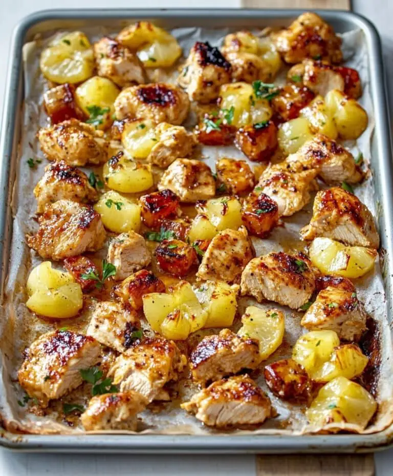 Hawaiian Chicken Sheet Pan Recipe