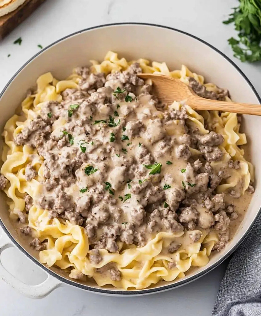 The Best Hamburger Stroganoff Recipe
