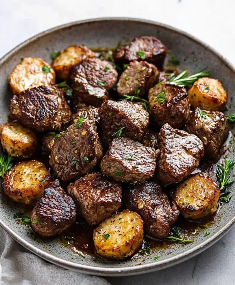 Garlic Butter Steak Bites Recipe