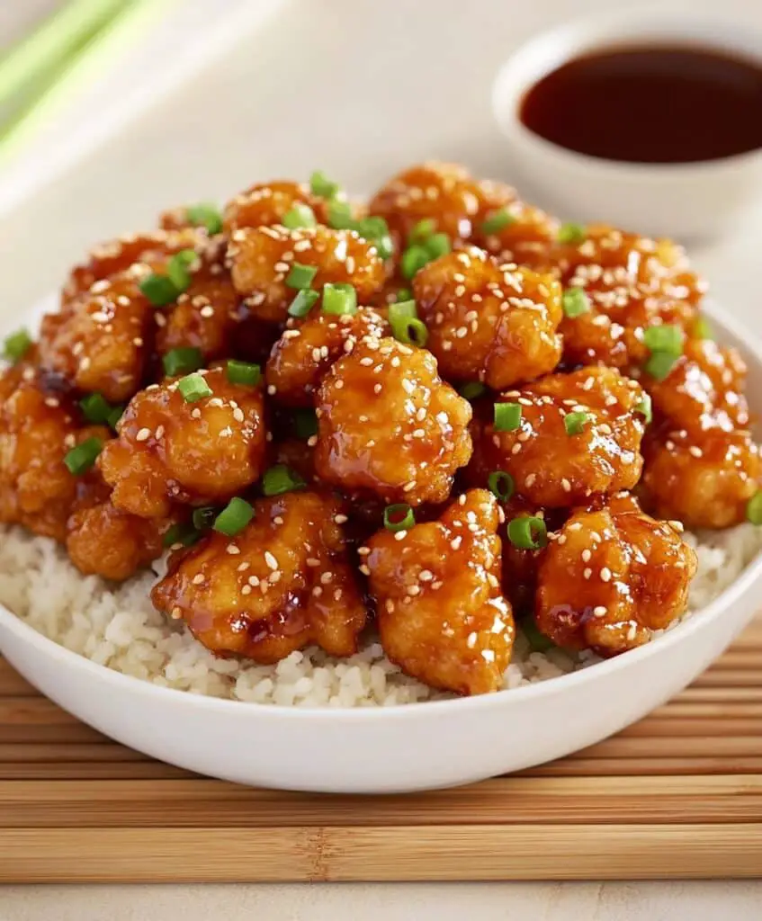 Crispy Chinese Honey Garlic Chicken (30 Minutes) Recipe