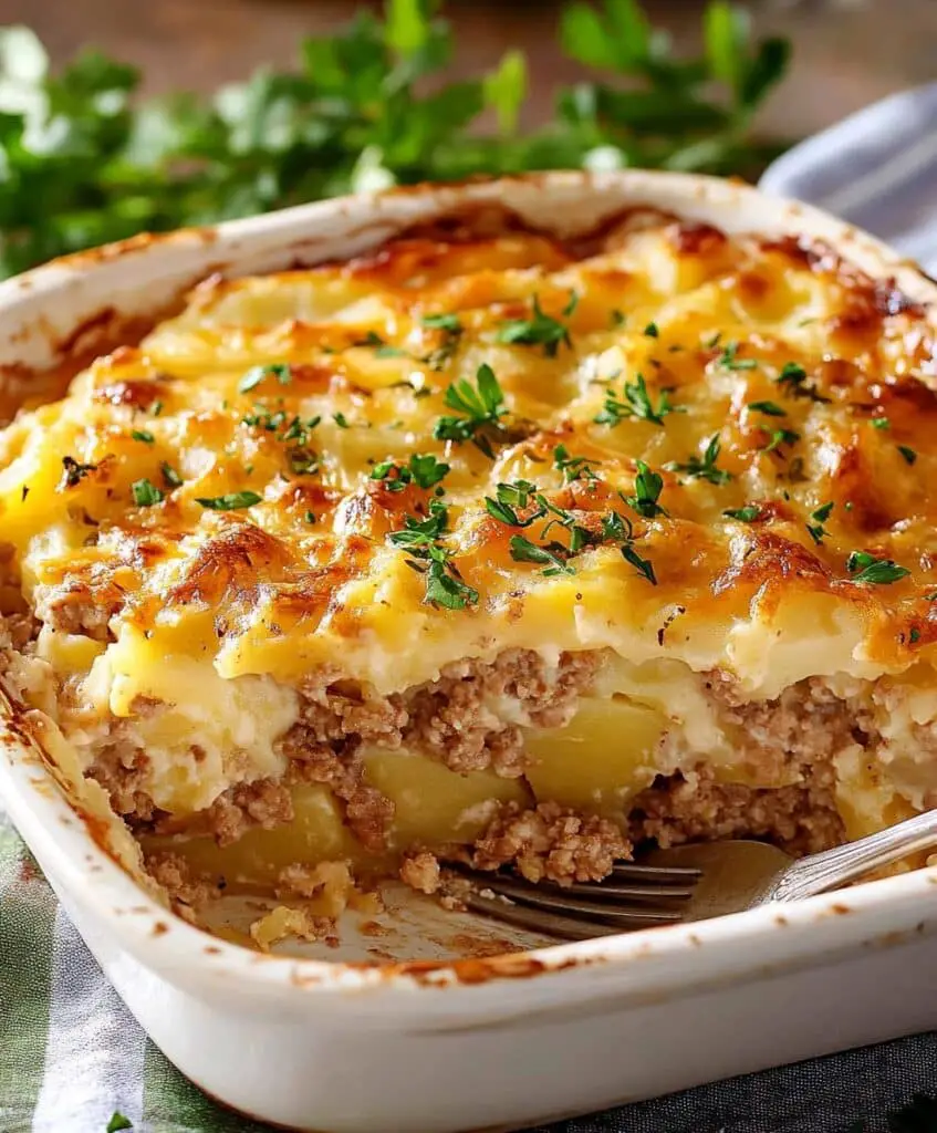 Hamburger Potato Casserole Recipe