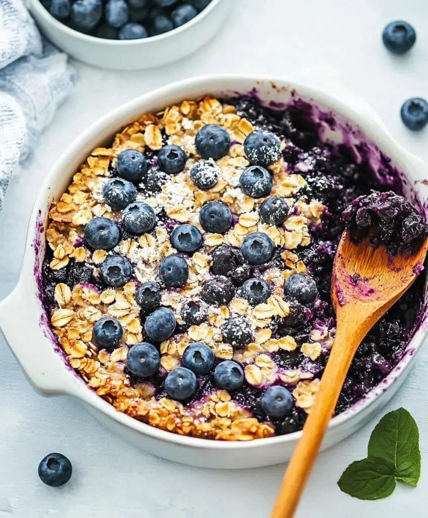 Blueberry Baked Oatmeal Recipe