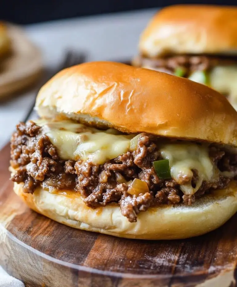 Philly Cheesesteak Sloppy Joes Recipe