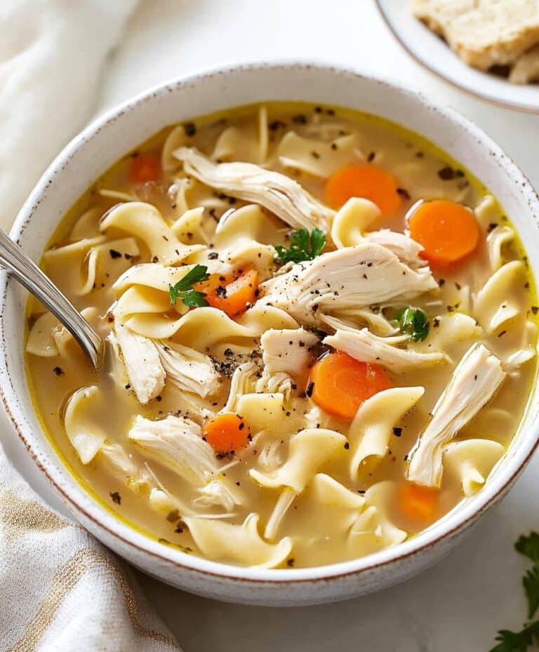 Homemade Chicken Noodle Soup Recipe