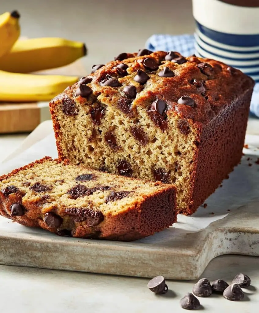 Chocolate Chip Banana Bread Recipe