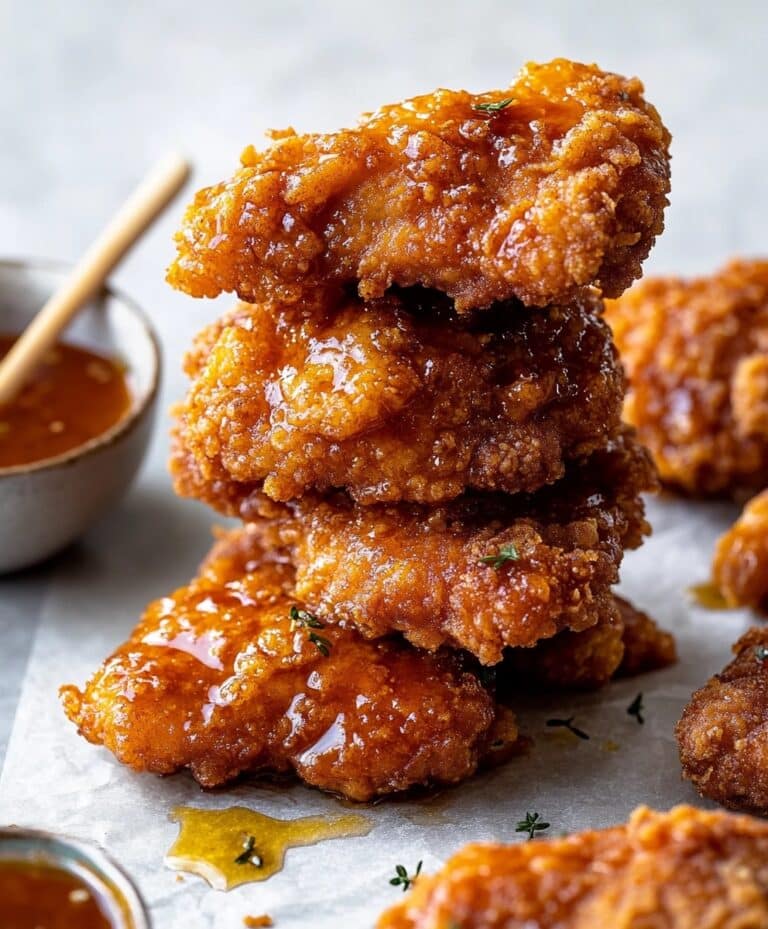Baked Crunchy Hot Honey Chicken Recipe