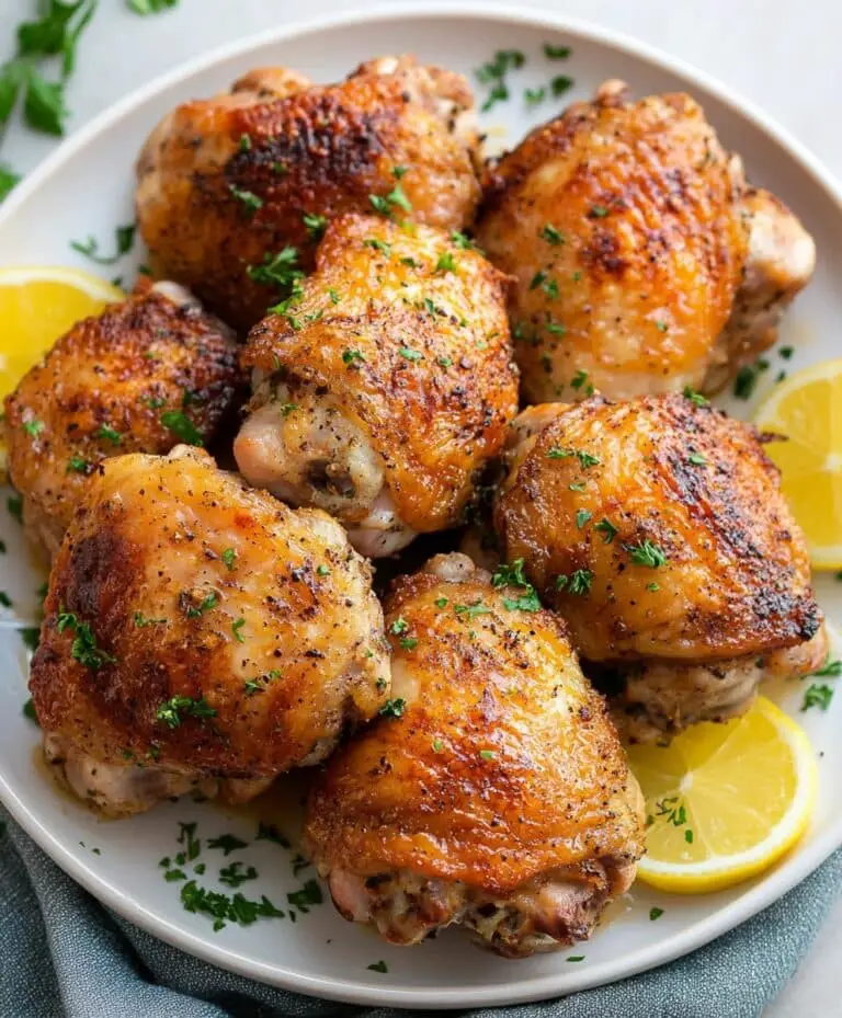 Oven Baked Chicken Thighs Recipe