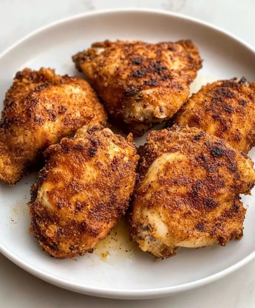 Extra Crispy Easy Air Fryer Chicken Thighs Recipe