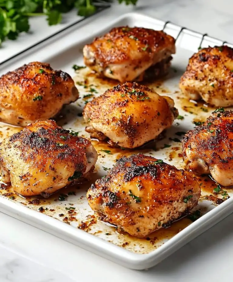 Baked Chicken Thighs Recipe