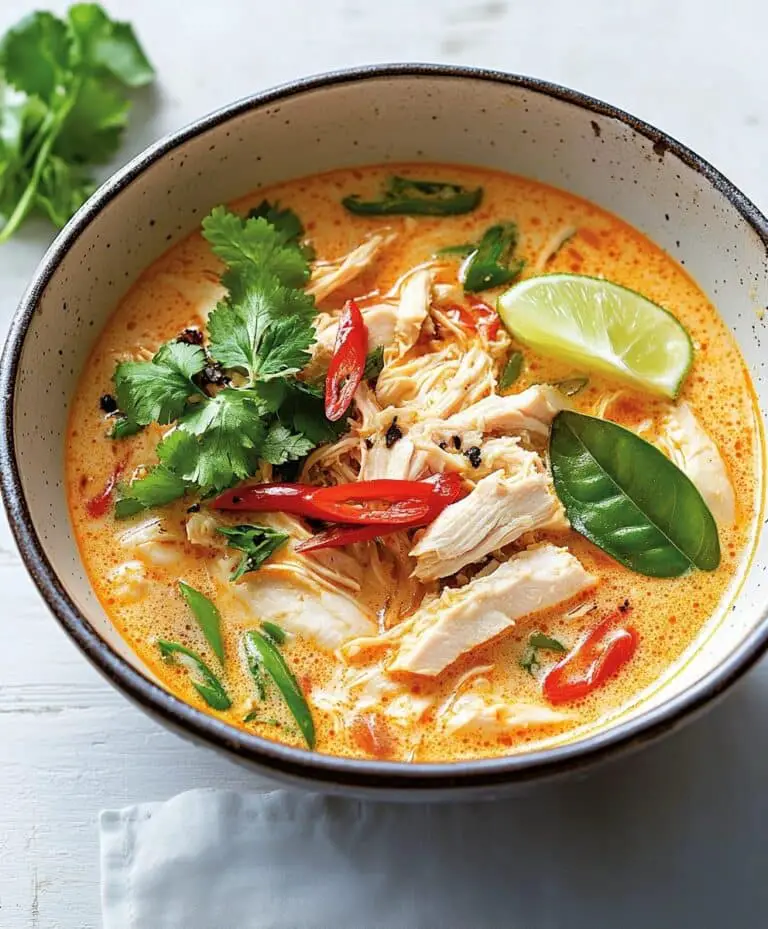 Easy Thai Chicken Curry Soup Recipe