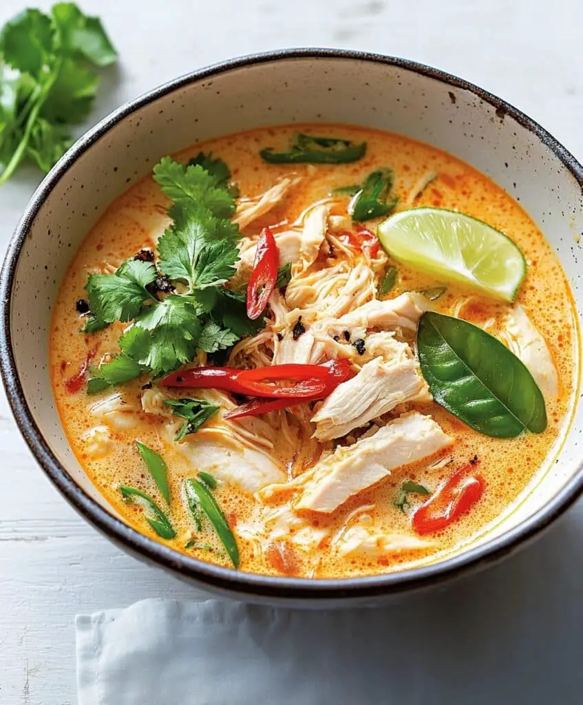 Easy Thai Chicken Curry Soup Recipe
