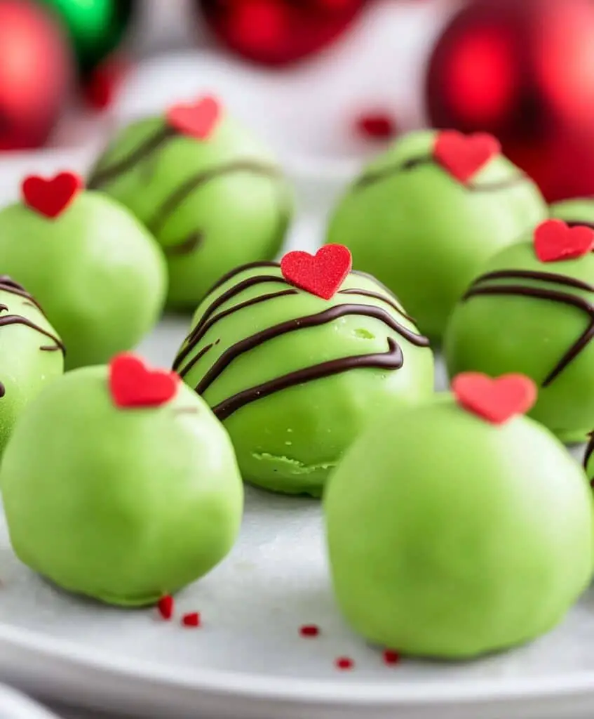 Grinch Truffles Recipe
