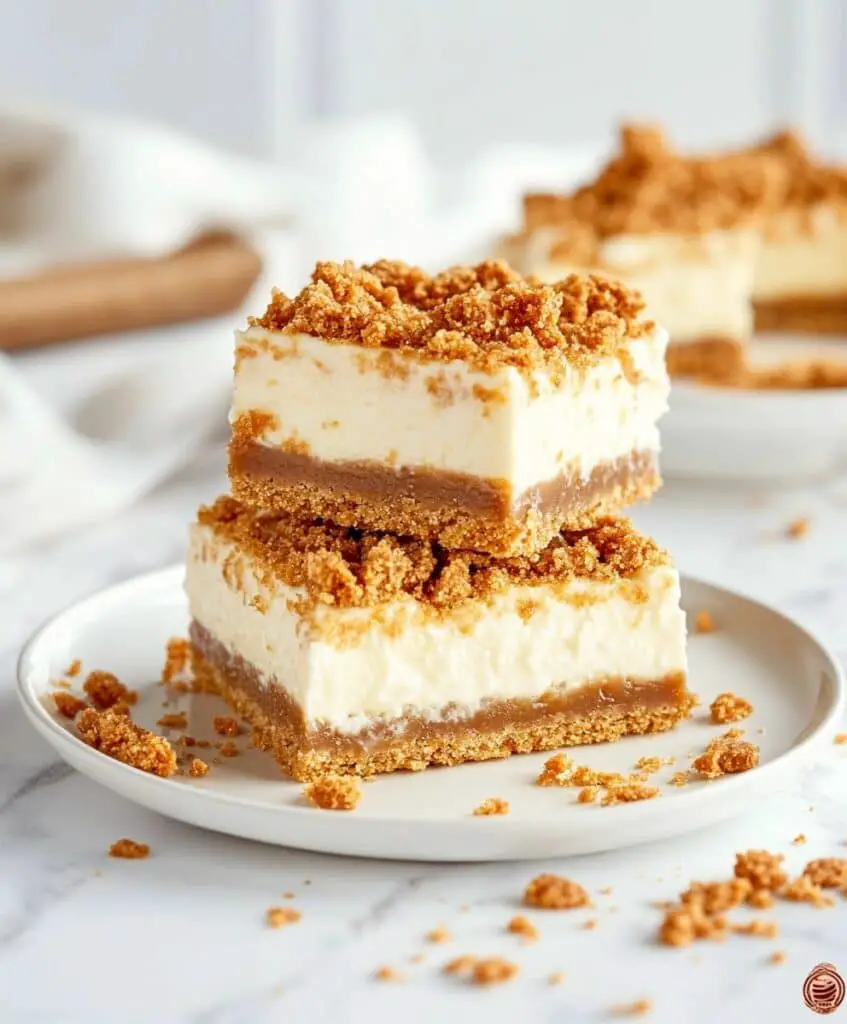 Butterscotch Graham Cracker Cheesecake Bars Recipe