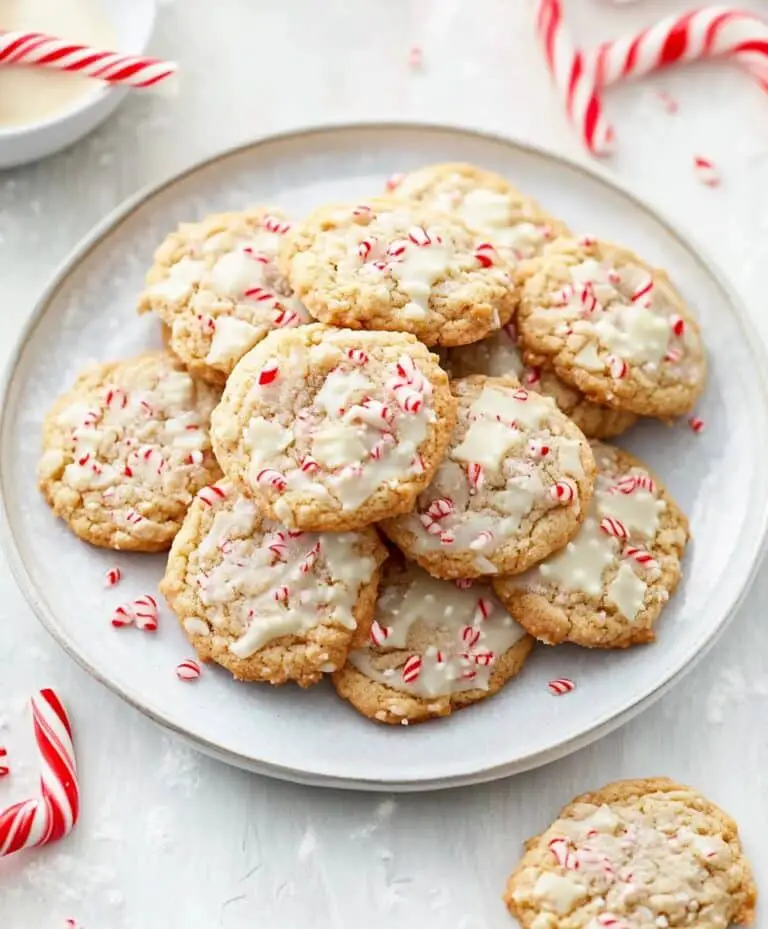 White Chocolate Peppermint Cookies Recipe
