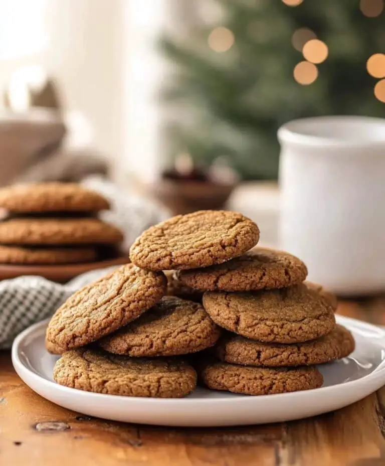 Soft And Chewy Gingerbread Cookies Recipe