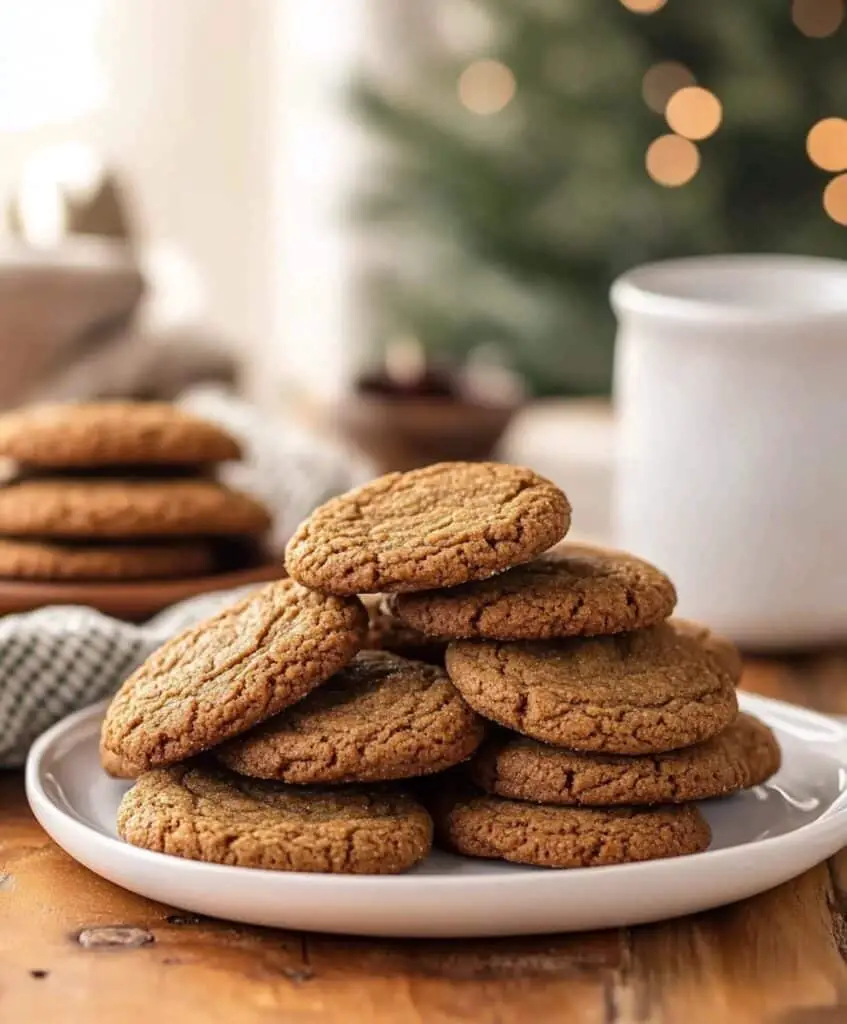 Soft And Chewy Gingerbread Cookies Recipe