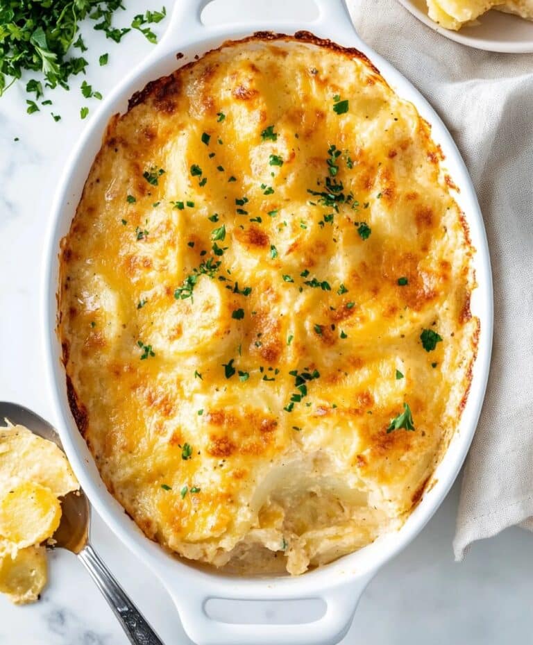 Cheesy Scalloped Potatoes Recipe