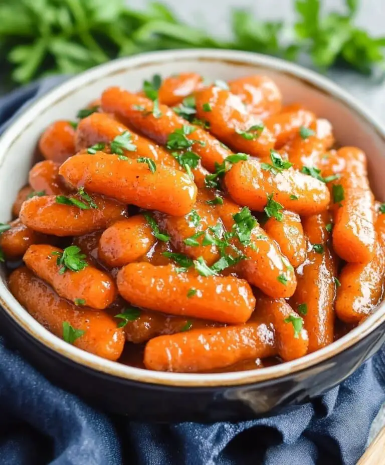 Slow Cooker Maple & Brown Sugar Glazed Carrots Recipe