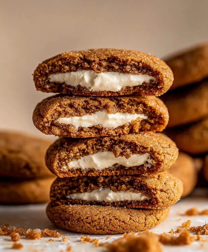 Gingerbread Cheesecake Cookies Recipe