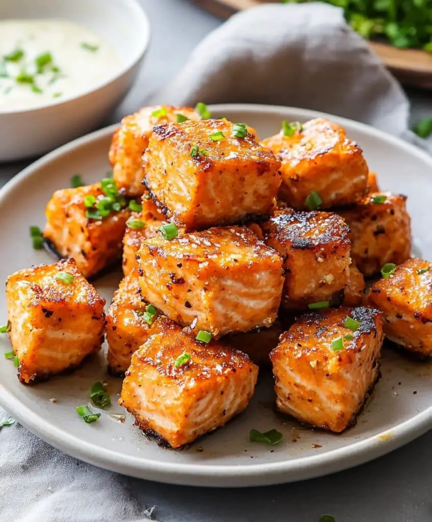 Air Fryer Salmon Bites Recipe