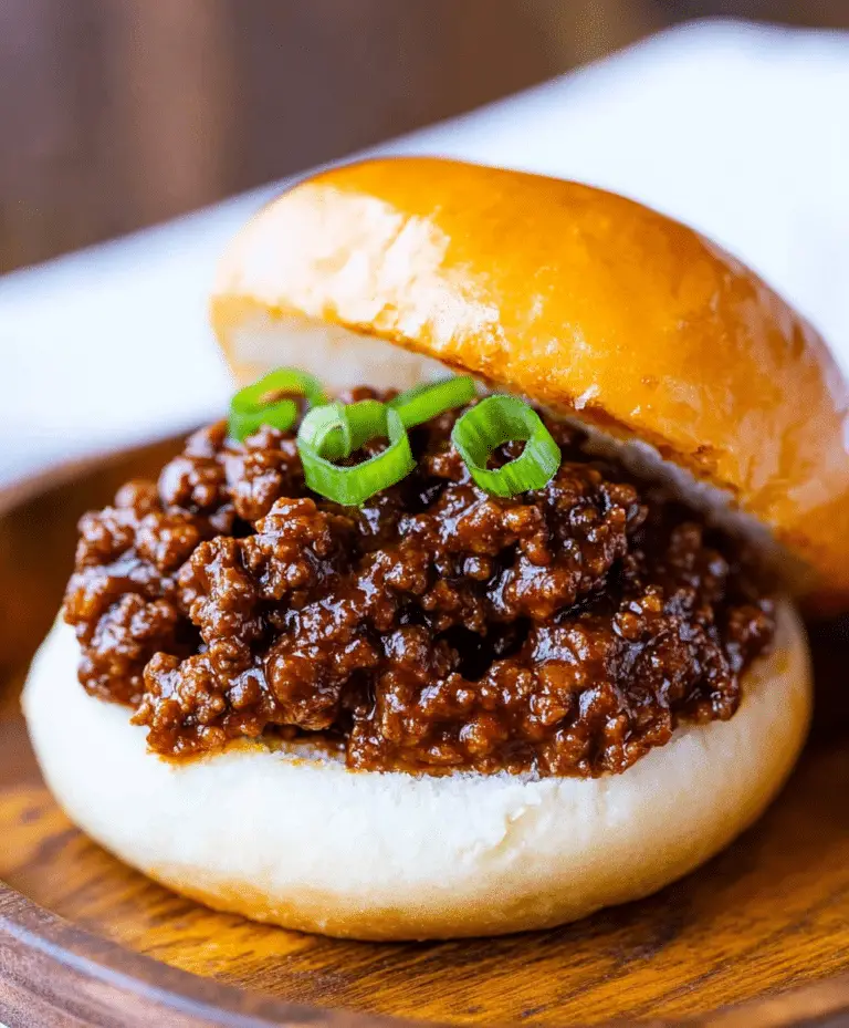 Korean Beef Sloppy Joes Recipe
