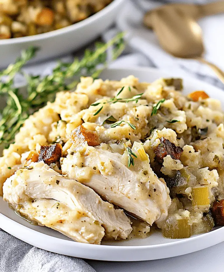 Crock Pot Chicken and Stuffing Recipe