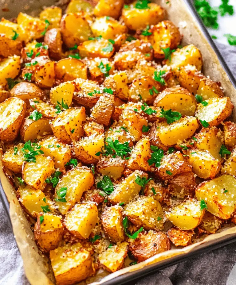 Crispy Parmesan Ranch Roasted Potatoes Recipe