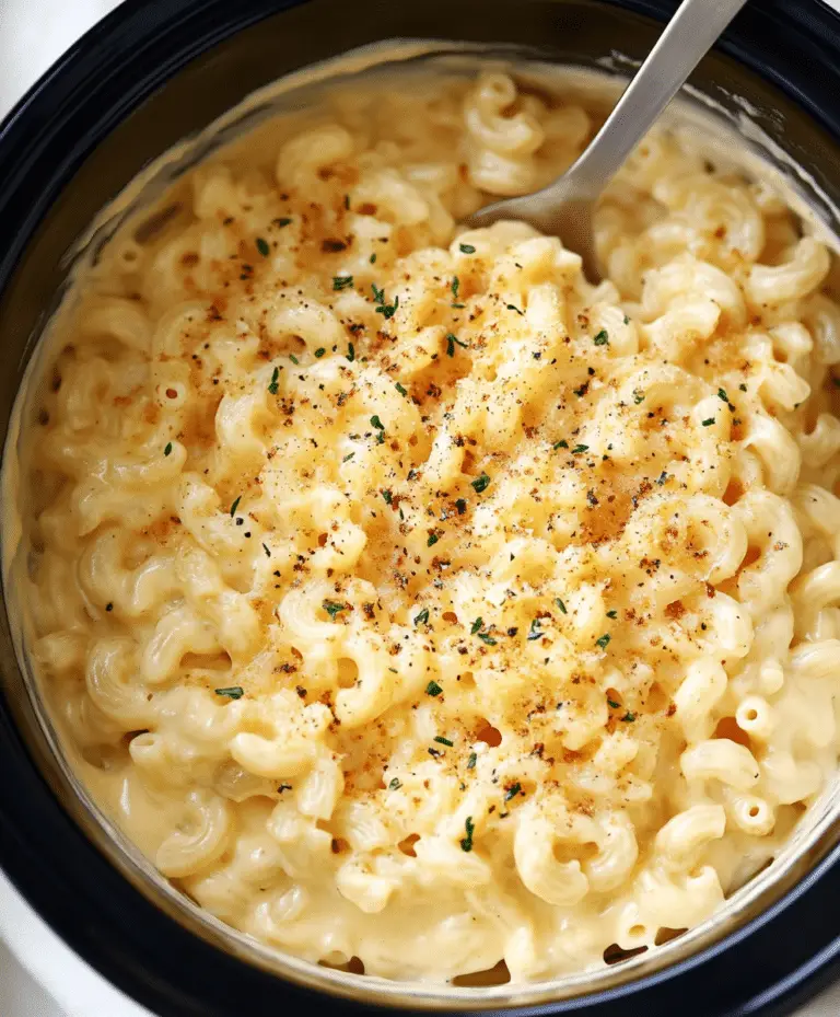 Slow Cooker Four Cheese Mac And Cheese Recipe