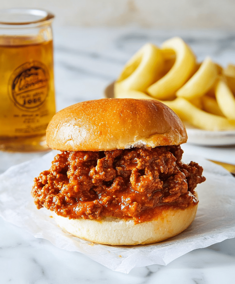 Sloppy Joes Recipe