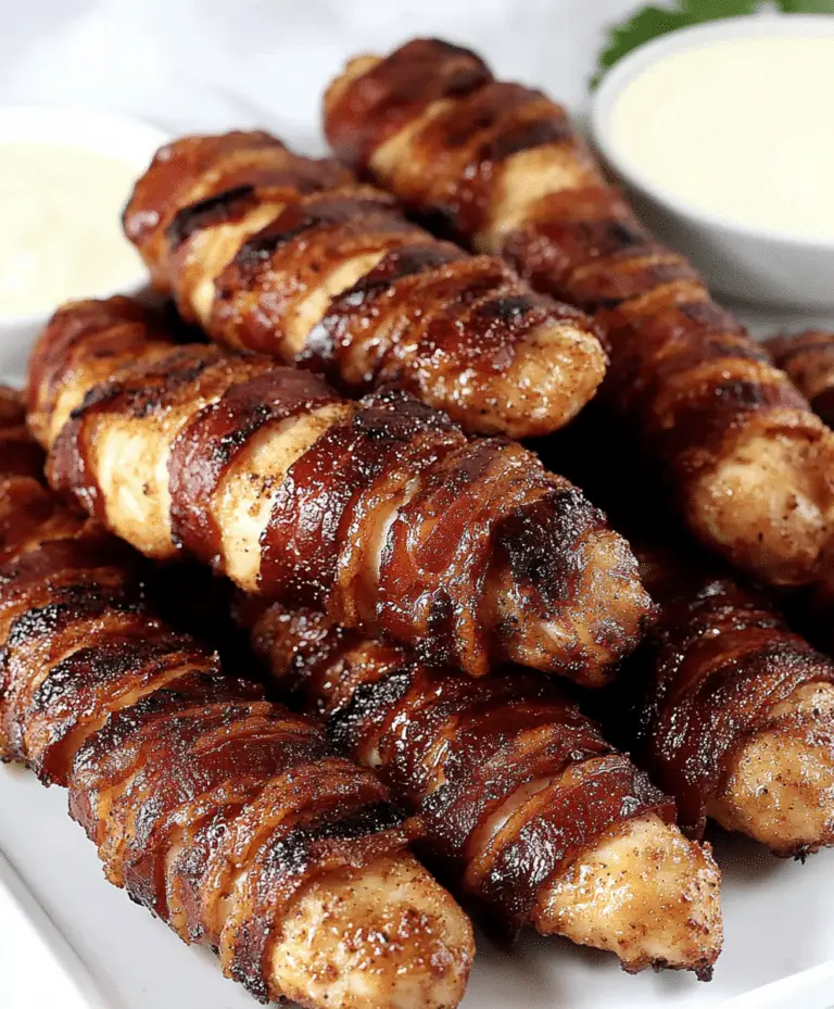 Beef Bacon Brown Sugar Chicken Tenders Recipe