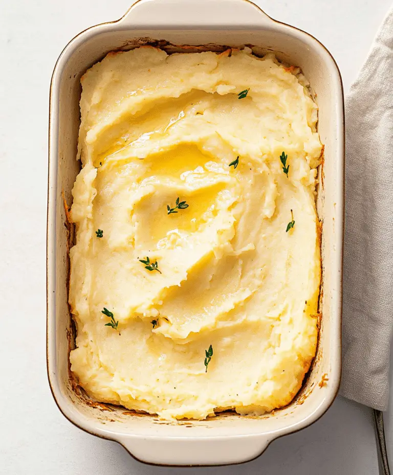 Best Creamiest Baked Mashed Potatoes Recipe