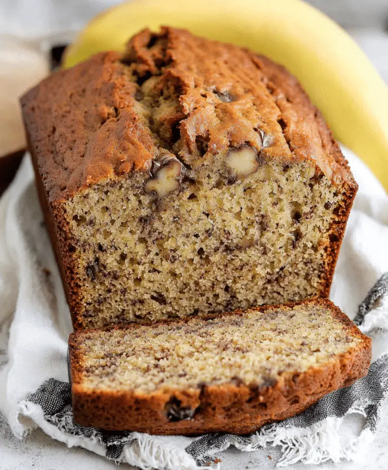 Moist Banana Bread Recipe