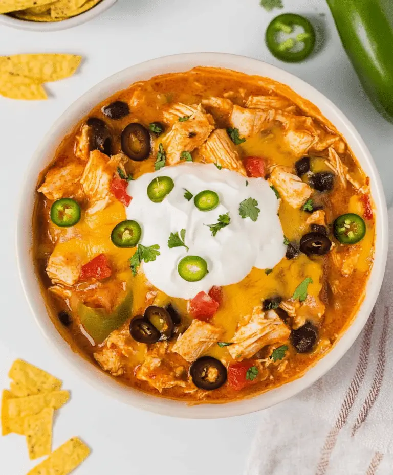 Slow Cooker Chicken Enchilada Casserole Recipe