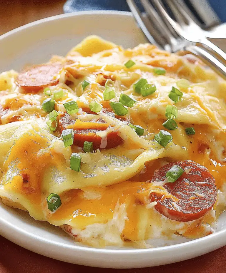 Crockpot Pierogi Casserole With sausage Recipe