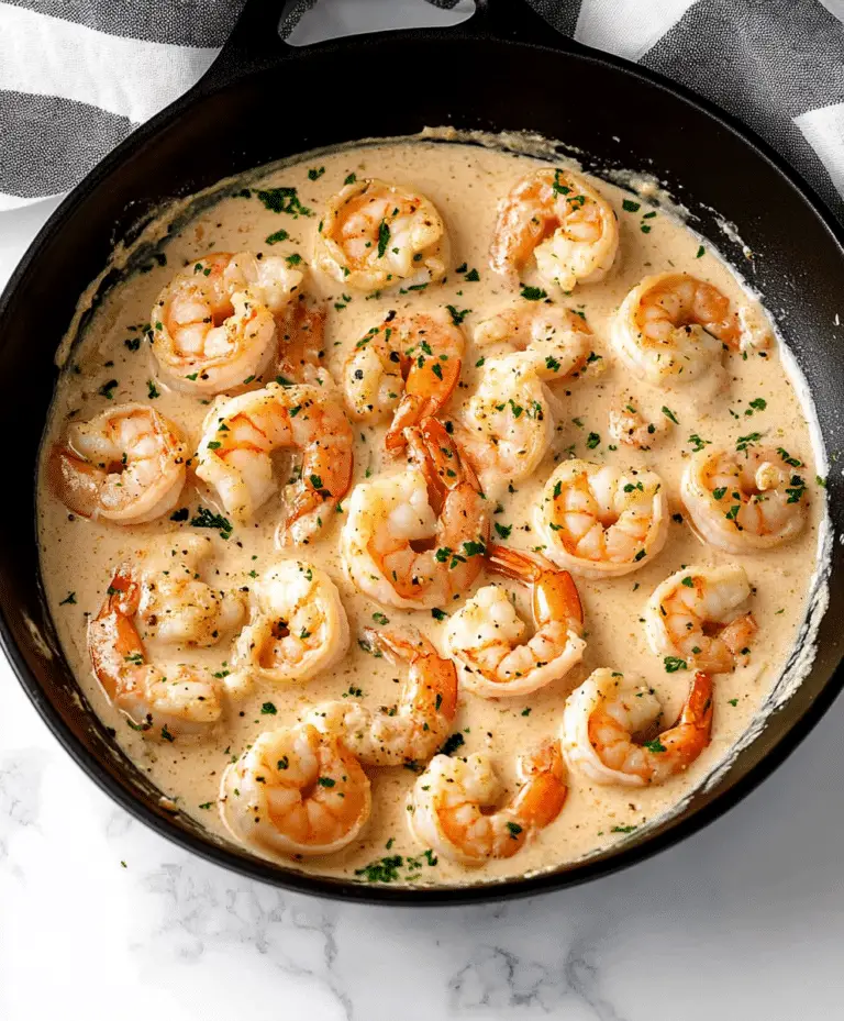 Creamy Garlic Shrimp Recipe