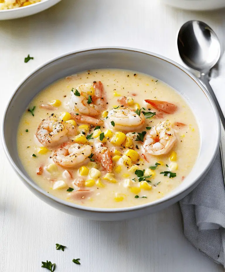Shrimp And Corn Soup Recipe