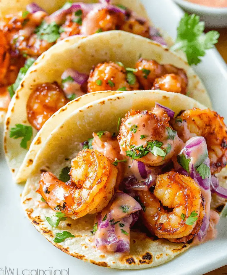 Bang Bang Shrimp Tacos Recipe