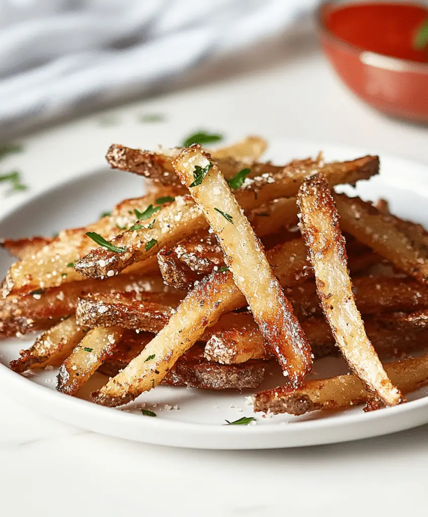 Garlic Parmesan Baked Steak Fries Recipe
