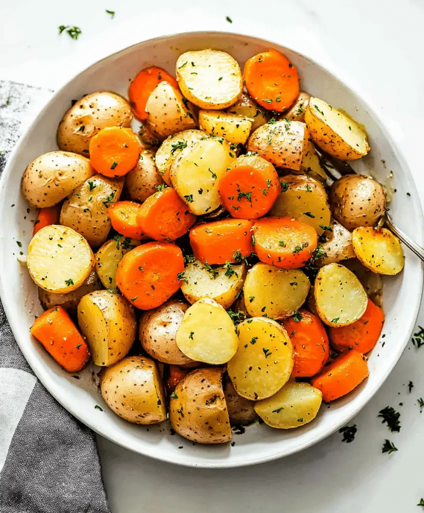 Roasted Potatoes And Carrots Recipe