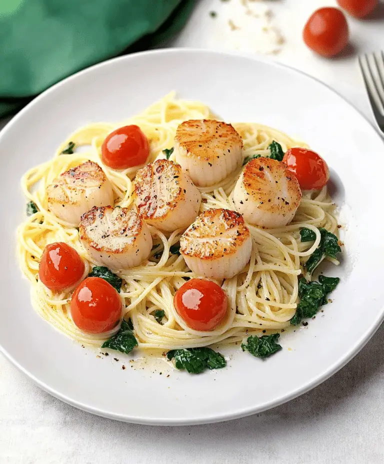 Scallops And Pasta With Butter Recipe