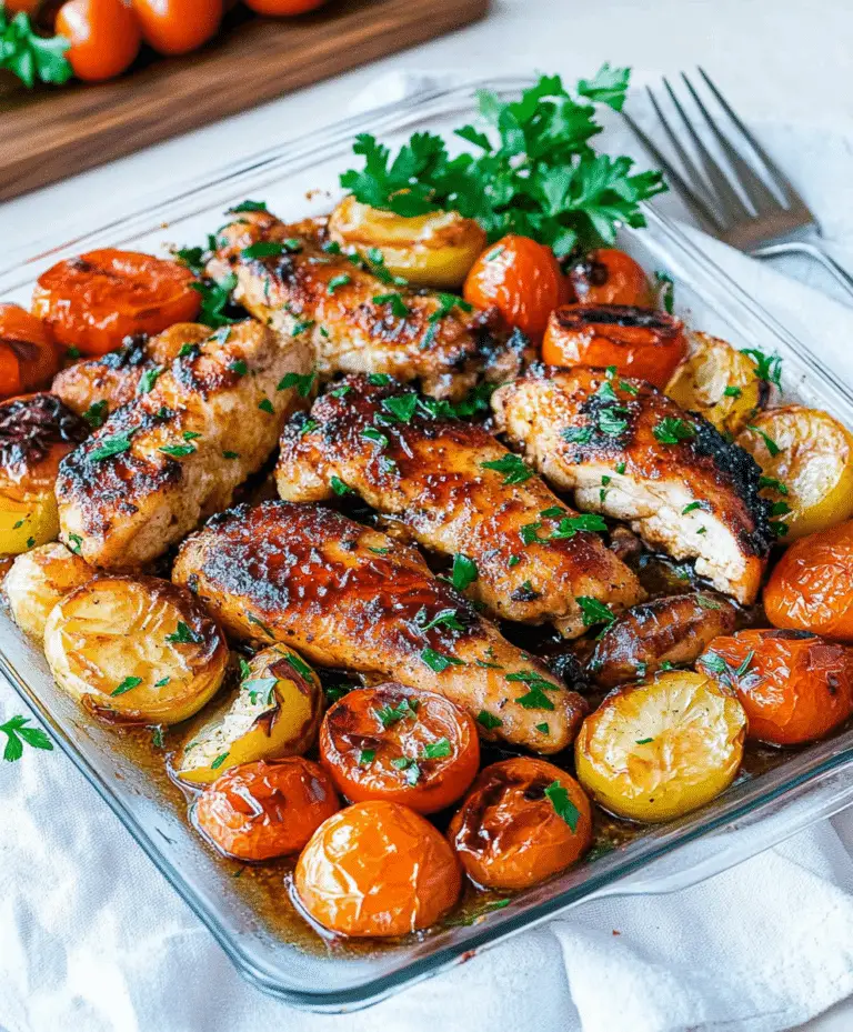 One Pan Balsamic Chicken Recipe
