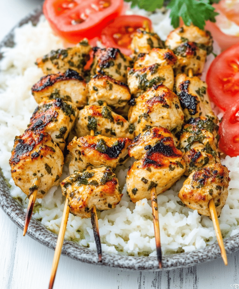 Greek Chicken Souvlaki Recipe