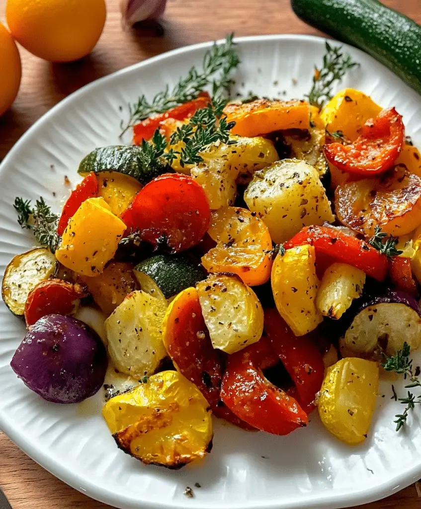 Mediterranean Roasted Vegetables Recipe