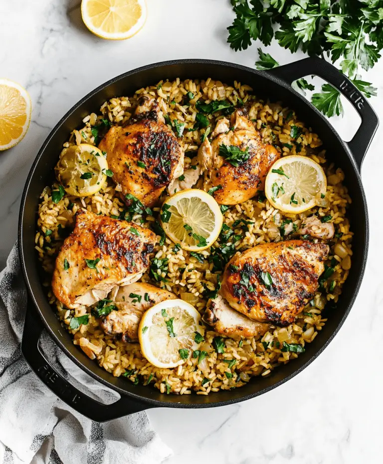 One Pot Chicken And Rice Recipe