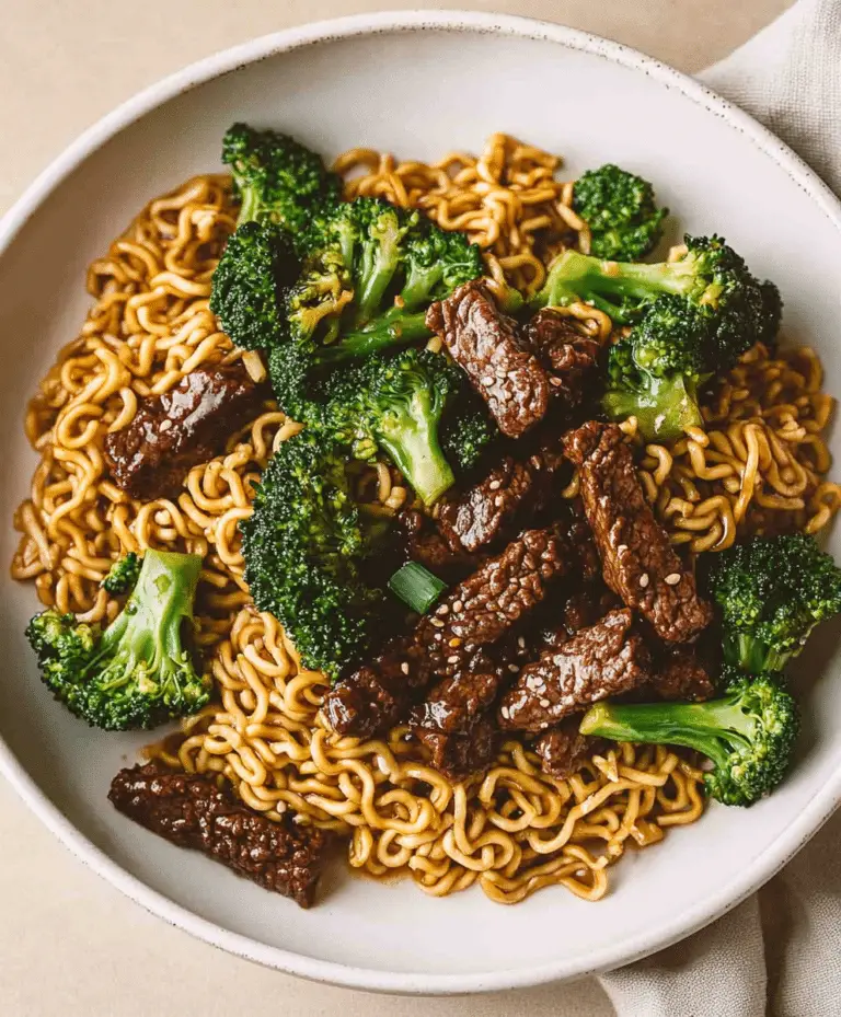 Beef And Broccoli Ramen Stir Fry Recipe