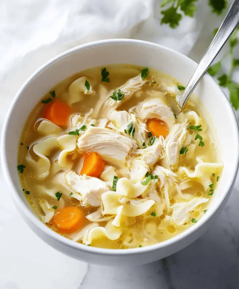 Classic Chicken Noodle Soup Recipe