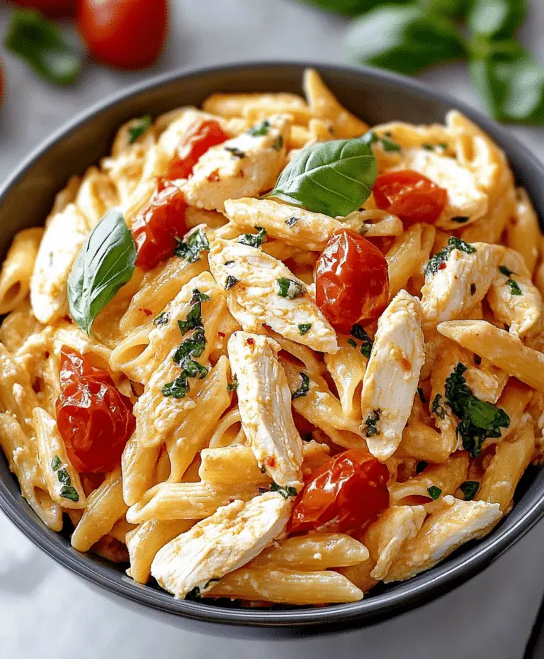 Chicken Mozzarella Pasta Recipe