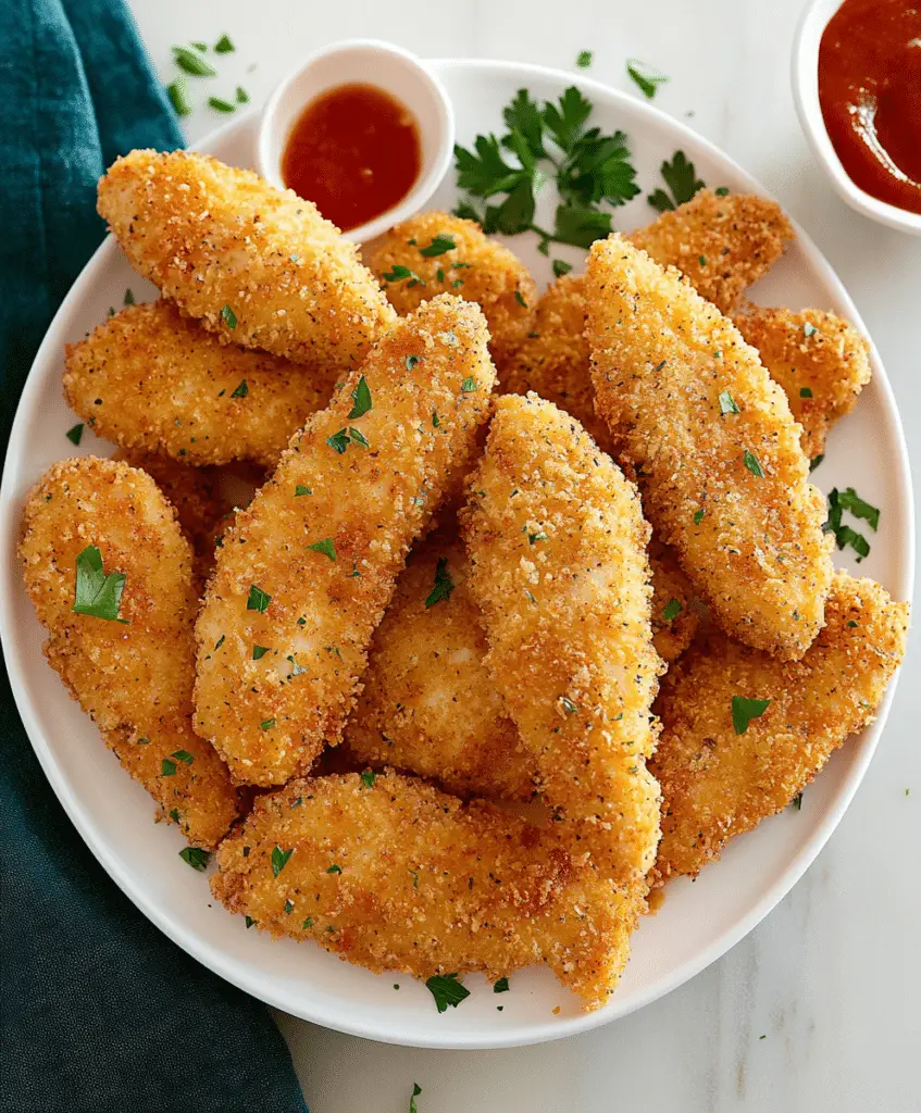 Crispy Oven Baked Chicken Tenders Recipe